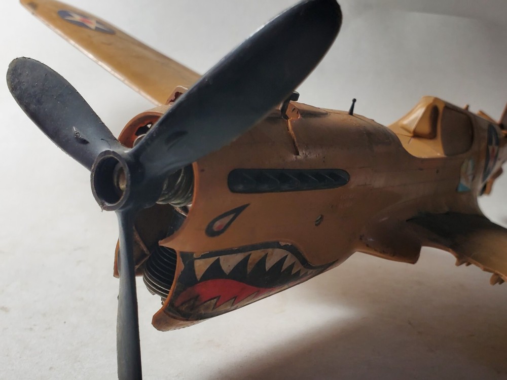 Cox Thimble Drome P-40 Warhawk Flying Tiger WWII Tether Plane .049 Control Line