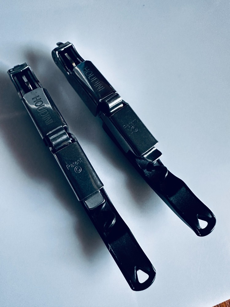 (2) HOUDINI Black 2 Step Wine Openers Corkscrews Waiters
