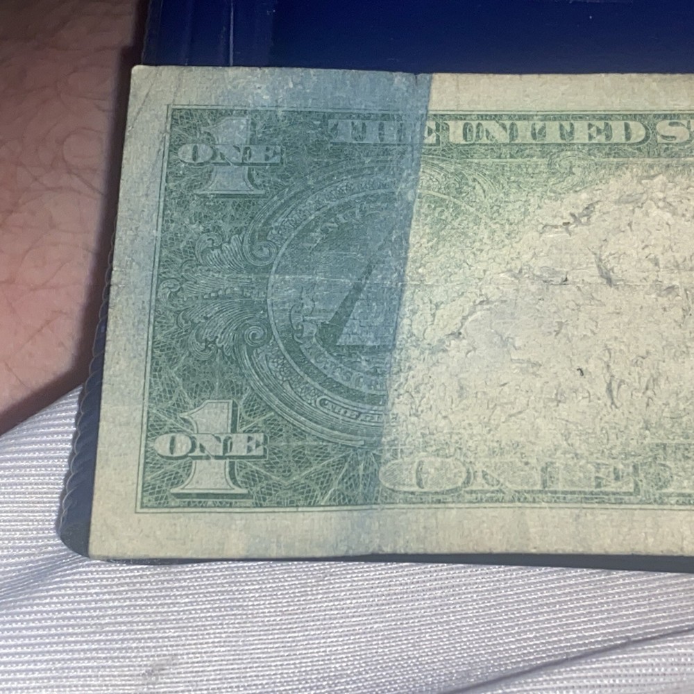 1957-A $1 ONE DOLLAR SILVER CERTIFICATE “INKING ERROR”