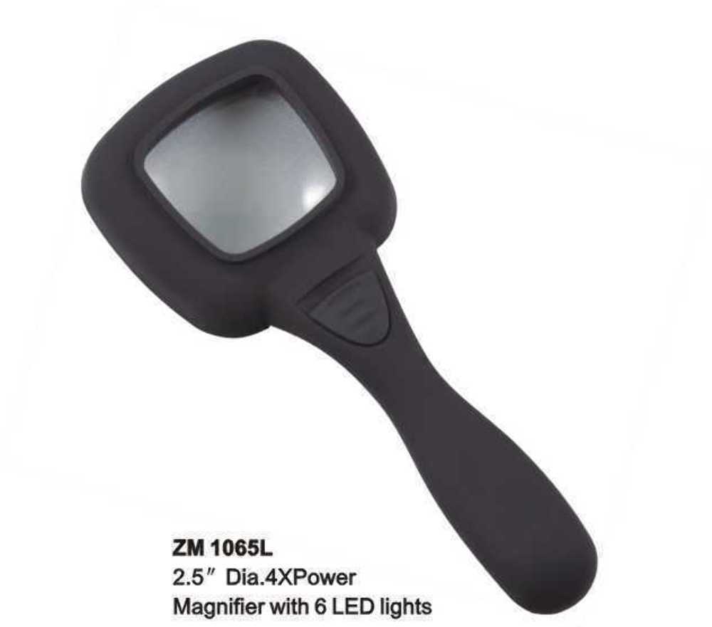 Illuminated Magnifying Glass With 6 LED Lights Ships From UK