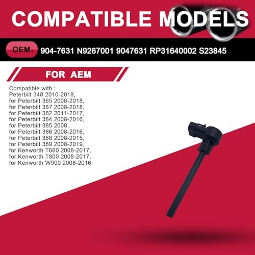 3-Pin Coolant Level Sensor Compatible with Peterbilt Kenworth,Replace#904-7631