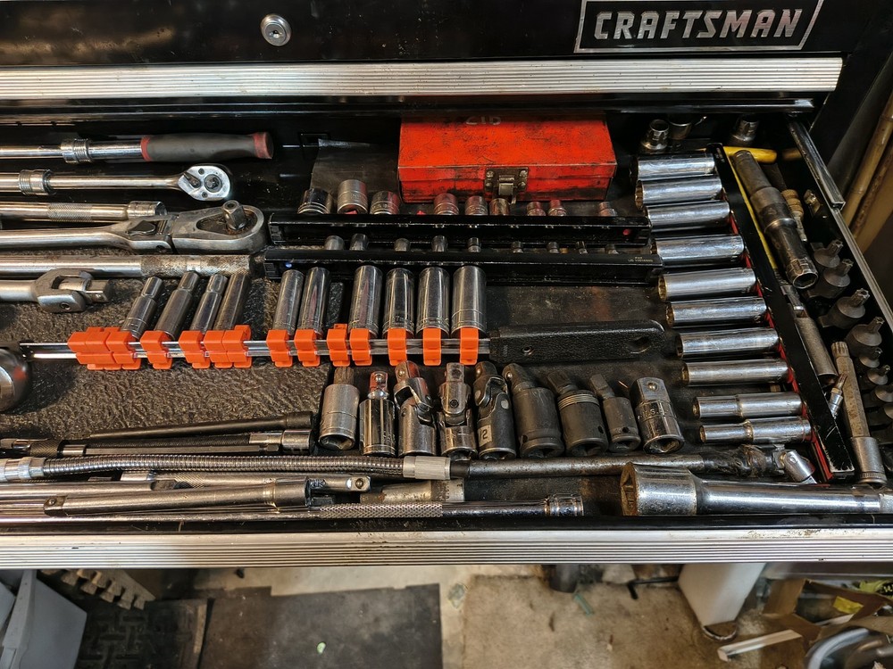Craftsman Tool Box On Wheels 9 Drawer Electric Power The Boxes Nice Bottom Box