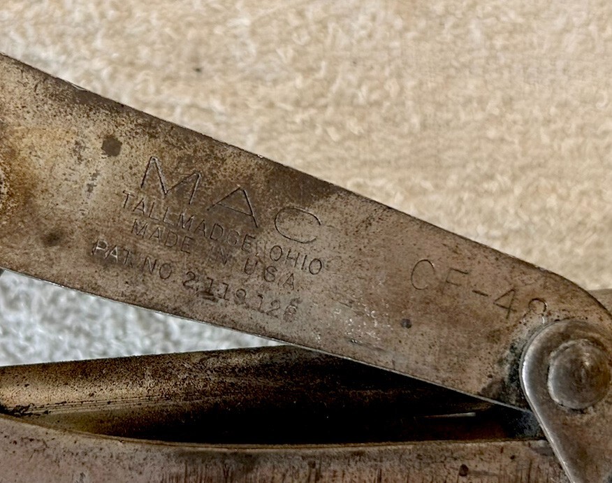 Vintage MAC Tools USA CF-48 Disc Brake Compression Tool