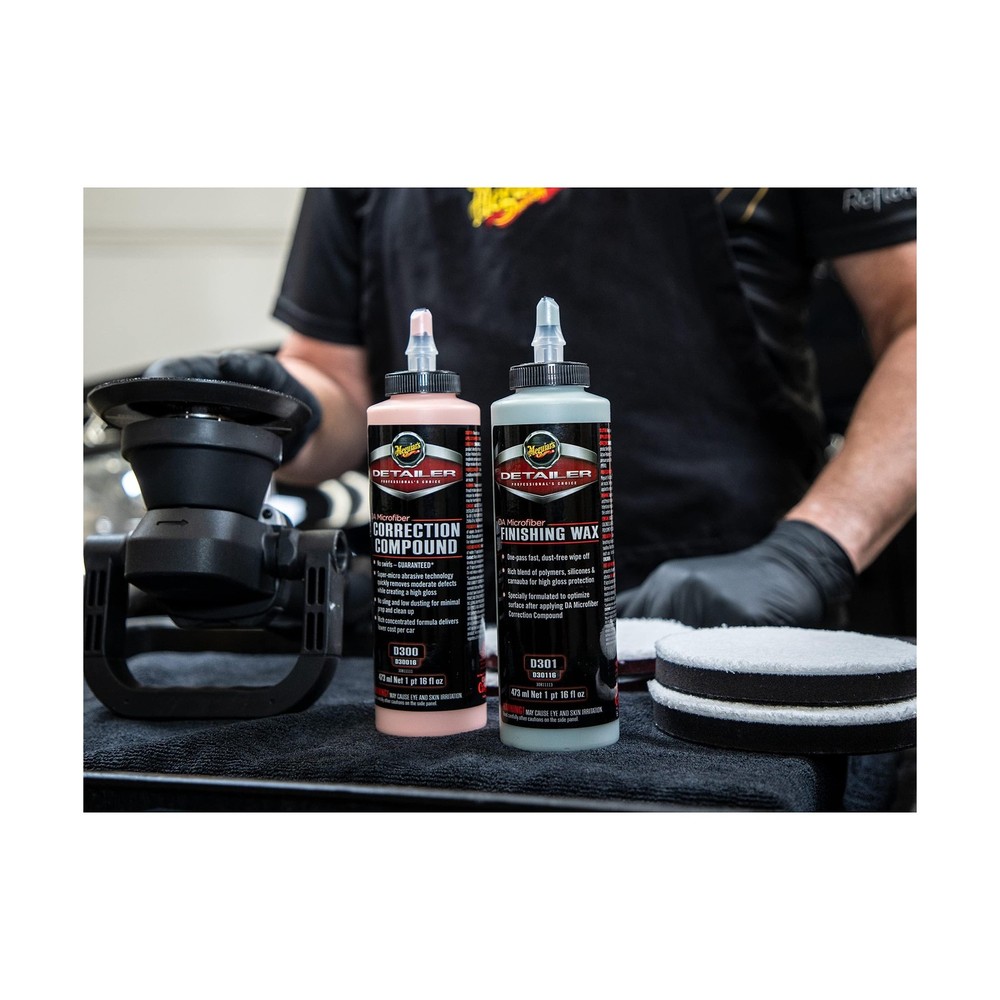 Meguiar's DA Microfiber Correction System 5" Starter Kit, Complete ... Fast Ship