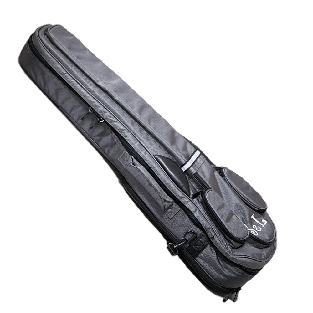 Paititi S&L Triangular Full Size Violin Soft Bag Backpack Style Grey Color