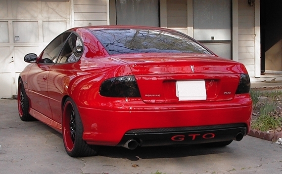 Rear Bumper Inlay Decals - 2004-2006 GTO