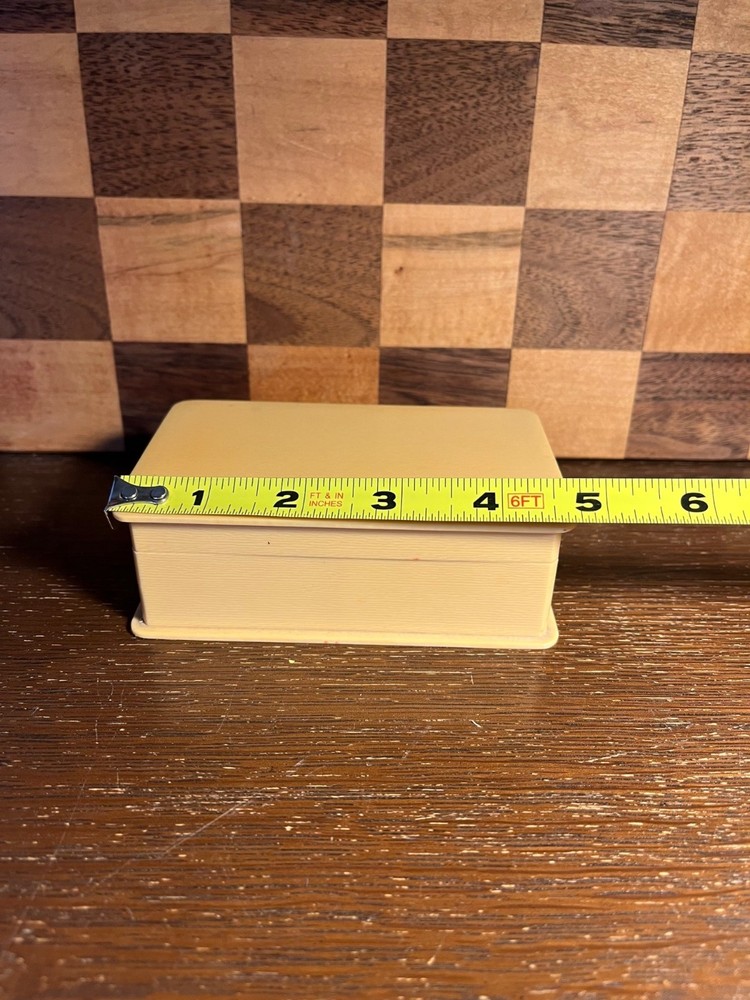 Vintage Celluloid Vanity Box, missing hinge