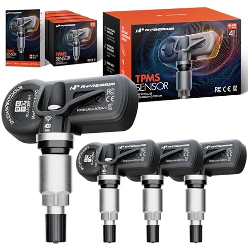 4PCS Pre-Programmed TPMS Sensor Tire Pressure Monitoring Sensor - Compatible