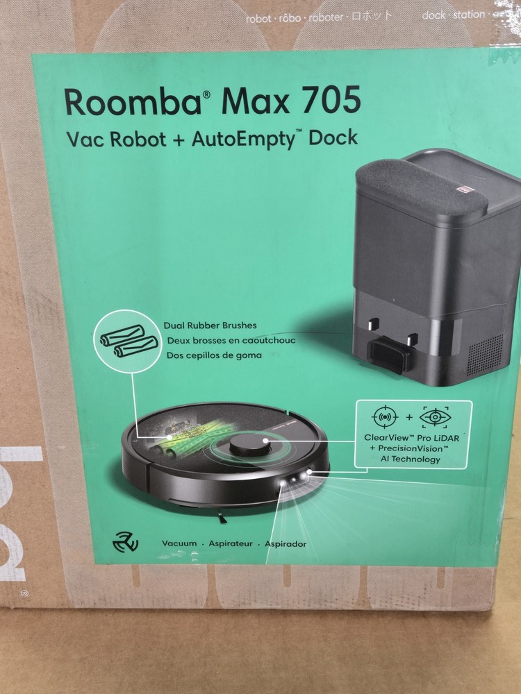 iRobot - Roomba Max 705 Vacuum + AutoEmpty Dock - Pre-Owned