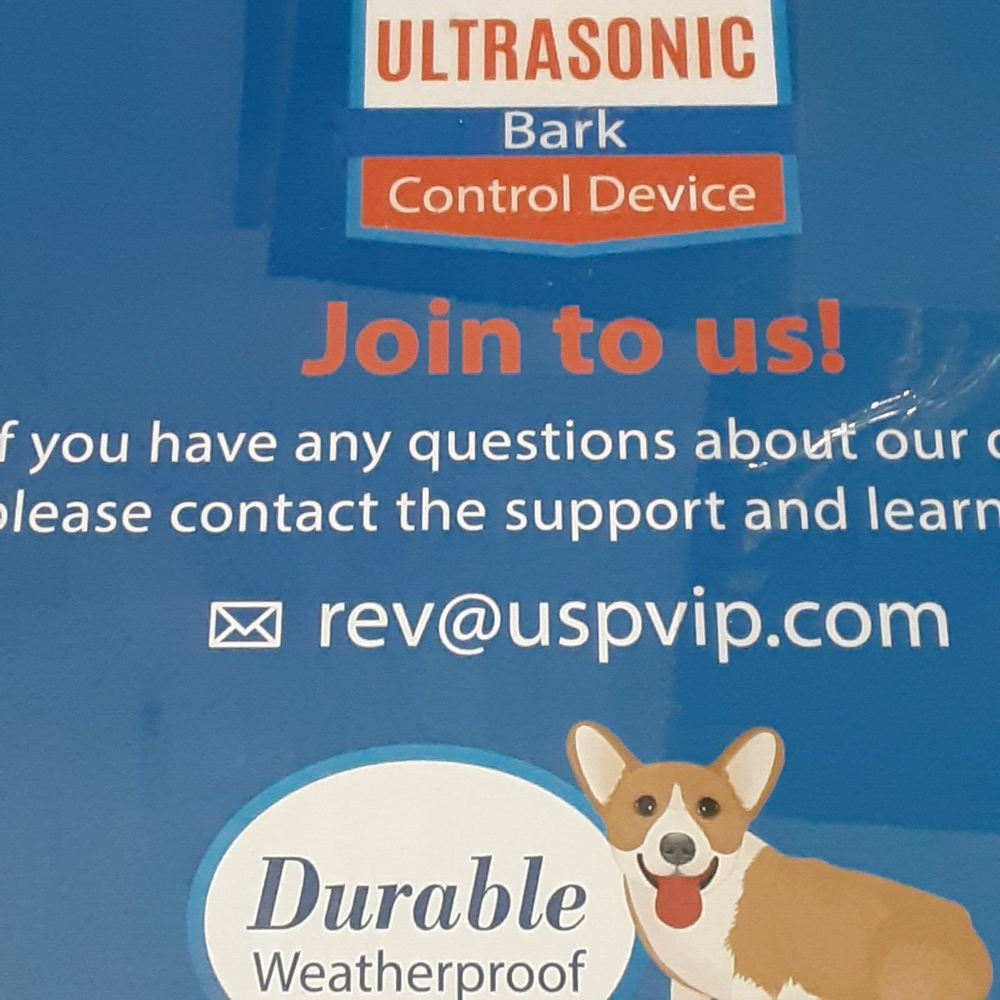 Ultrasonic Bark Control Devise - New In Box