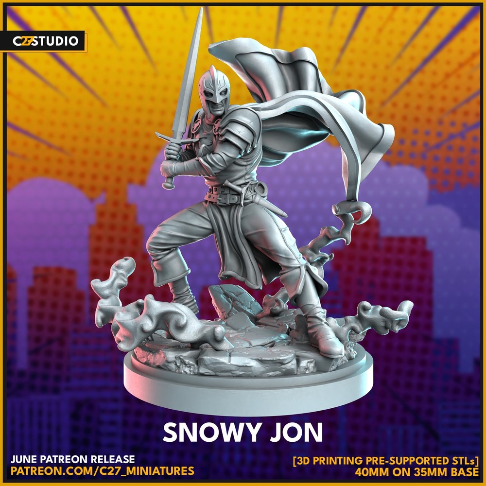Snowy Jon | 40mm Crisis Protocol | Tabletop Gaming | Tabletop Miniature |