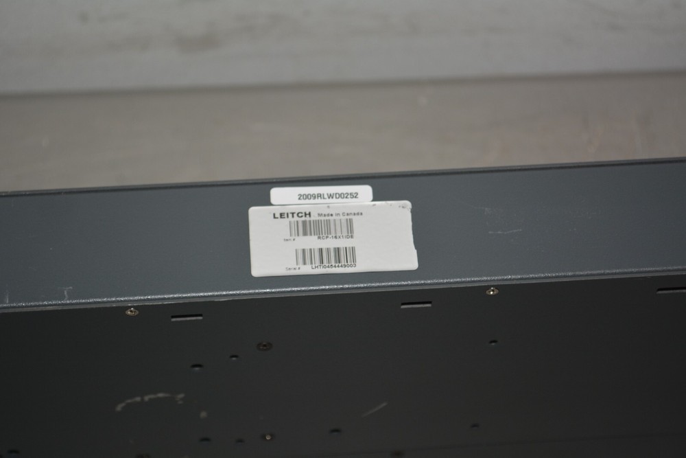 ^ Leitch Harris RCP-16X1 IDE Routing Control Panel #X3022