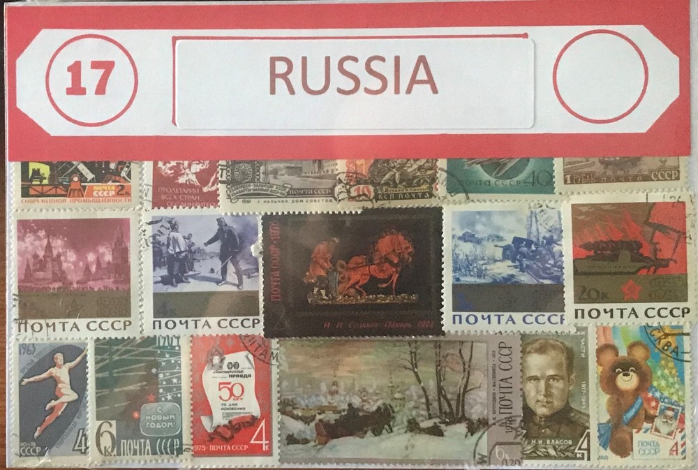Stamp Packet - Russia