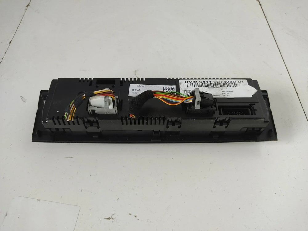 Original BMW control panel air conditioning 64119274280