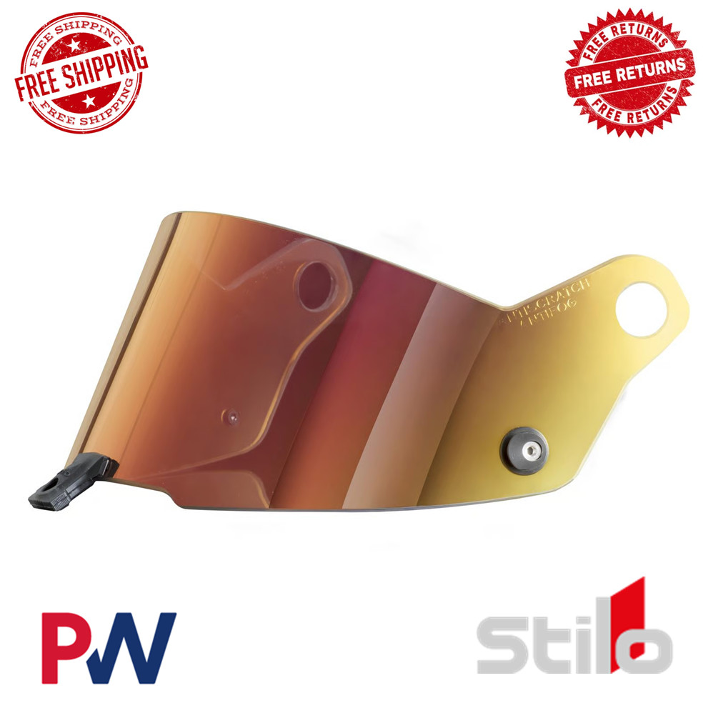 Stilo ST5 Helmet Replacement Visor Iridium Red Dark Shields - YA08082