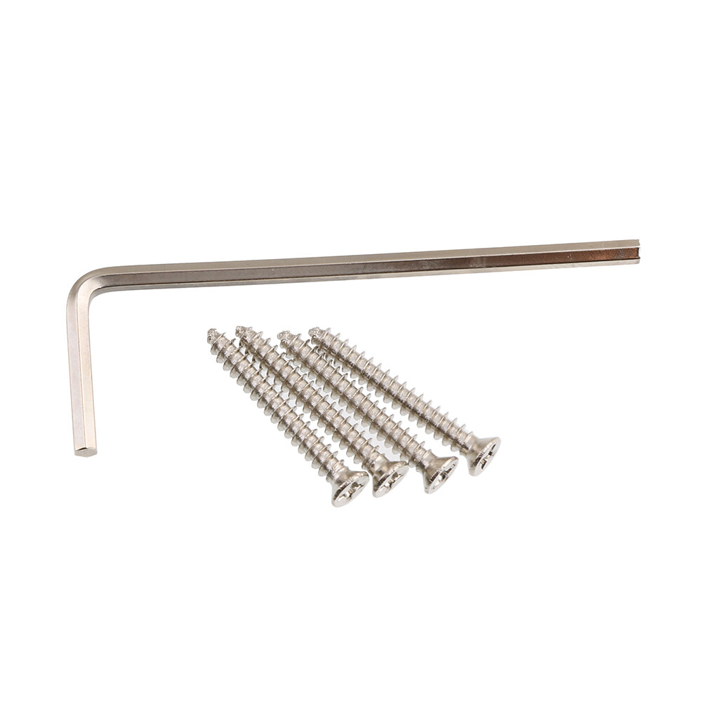 Guitar Brass Locking Nut String Lock for 6 String Headless Guitar Chrome