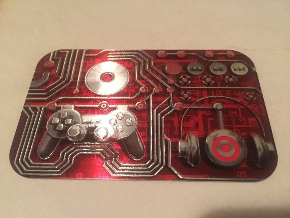 TARGET Controller, CD, Headphones and Circuits ( 2007 ) Foil Gift Card ( $0 )