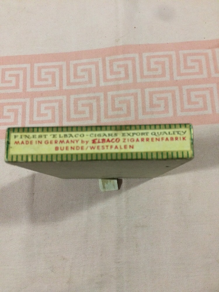 Old Empty Cardboard Box Elbaco Diploma False Colors