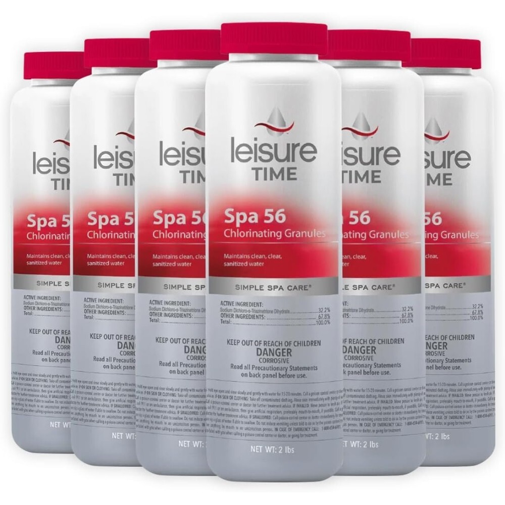 Leisure Time Spa 56 Chlorinating Granules 2 lbs (6 Pack)