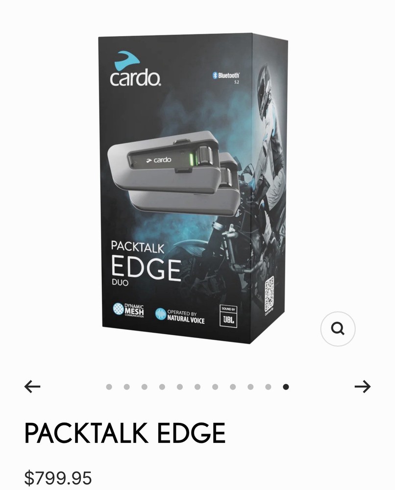 Cardo Packtalk Edge duo