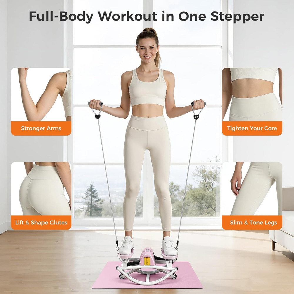Rock Stepper Side to Side Low Impact Stair Stepper, Side Steppers for Exercise a