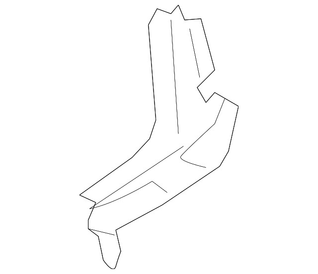Genuine GM Rear Passenger Side Seat Bracket 84398394