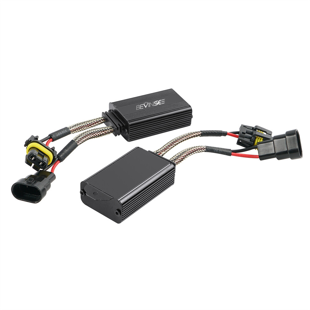 9005 9006 LED Headlight Canbus Decoder Error Free Anti Flicker Resistor Canceler
