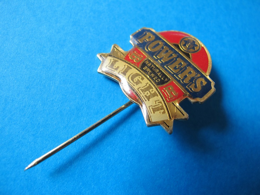 Powers Naturally Brewed Light Beer Badge