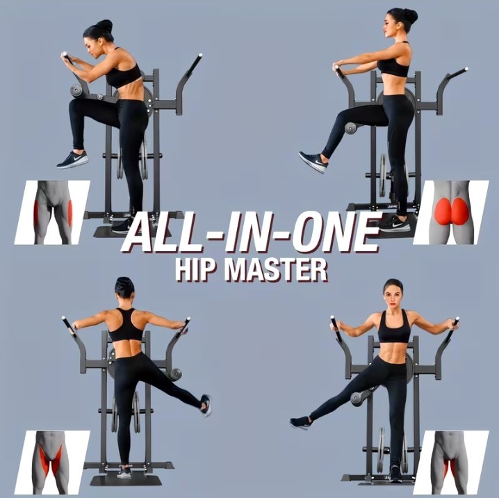Heavy-Duty Leg Raise Hip Training Machine Adjustable Standing WE SHIP OVERSEAS
