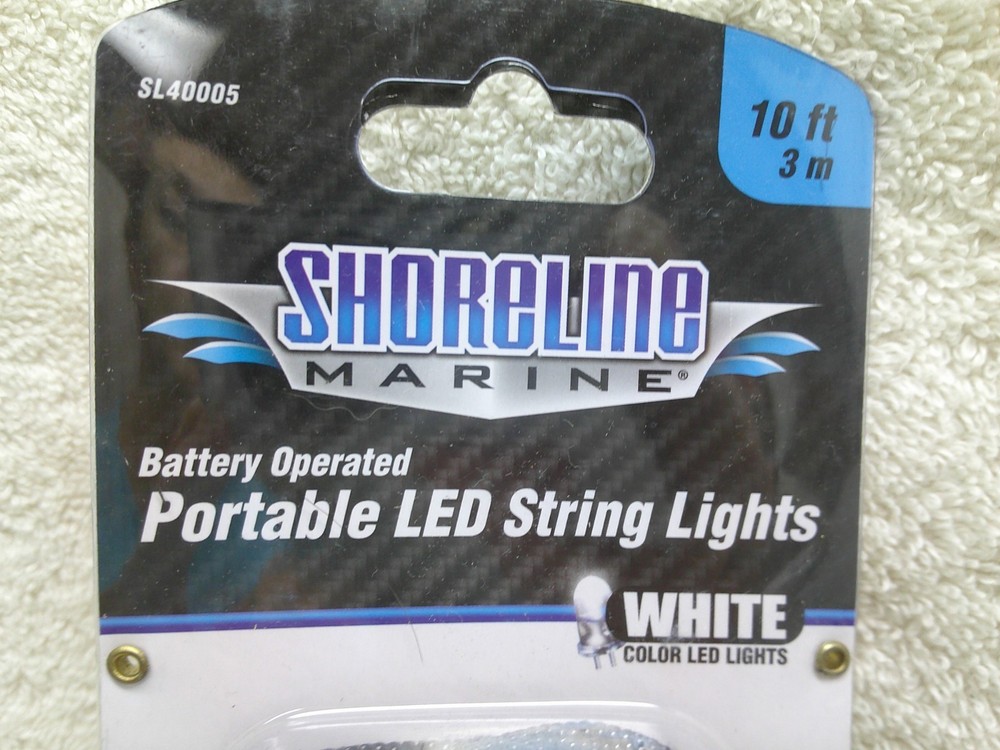 Shoreline Marine Portable LED White String Lights