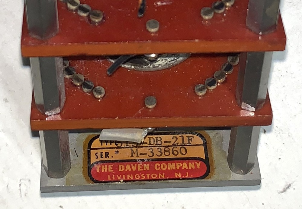 DAVEN ROTORY STEPPING SWITCH 5 DECK 20 STEPS