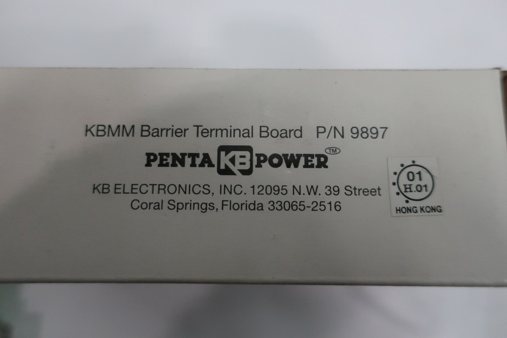 Kb Electronics 9897 Barrier Terminal Board