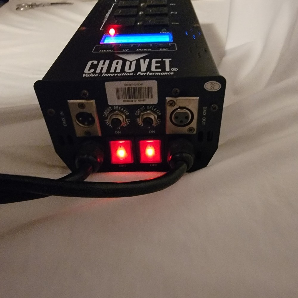 CHAUVET DJ Pro-D6 6-Channel Dimmer Pack Lighting Controller W/ DMX 512 DECODER