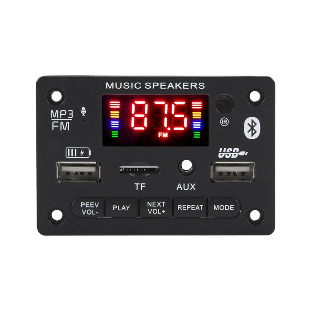 Bluetooth USB AUX TF FM Car Audio Digital Decoder Board Module Handsfree DIY y