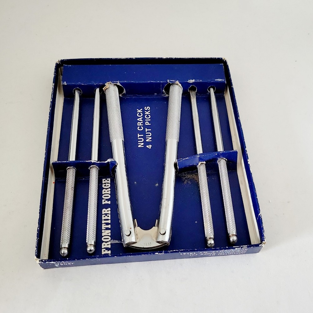Vintage Frontier Forge Nut Cracker Set 4 Picks Japan