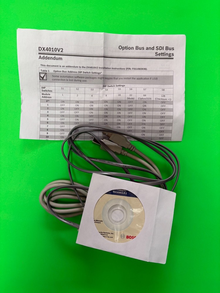 Bosch Serial Interface Module DX4010V2 for programming