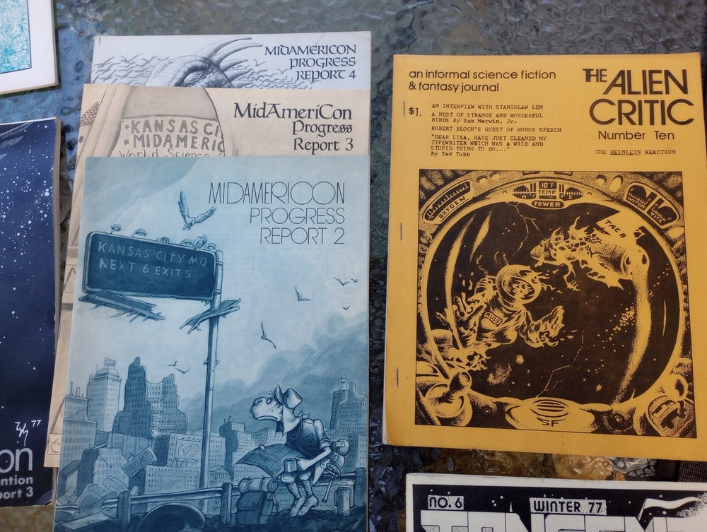 Sci Fi Convention Program Lot. Real Musgrave .Vintage Progress Reports