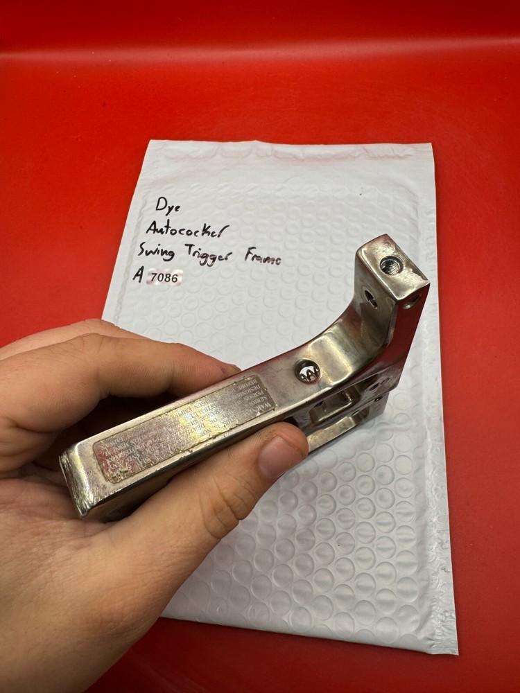 Dye Autococker Swing Trigger Frame Silver