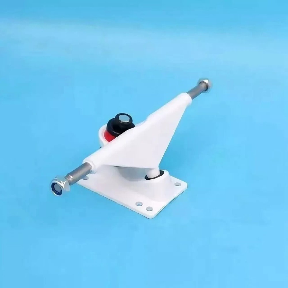 1 Pieces Skateboard Trucks White Set