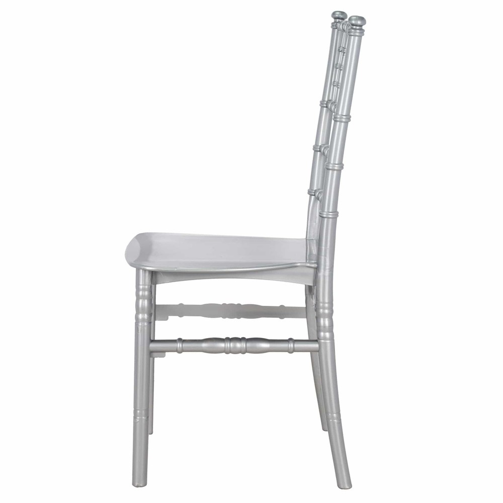 Silver BasicResin™ Chiavari Chair by Chivari