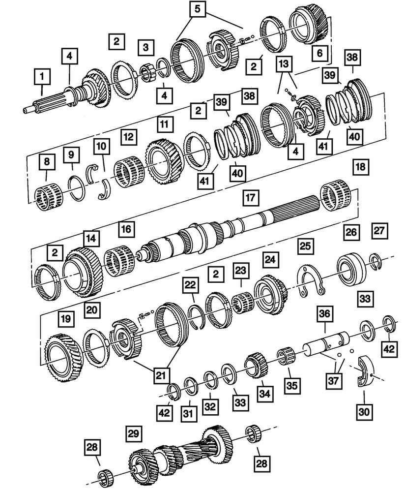 Genuine Mopar Synchronizer Stop Ring 4741277