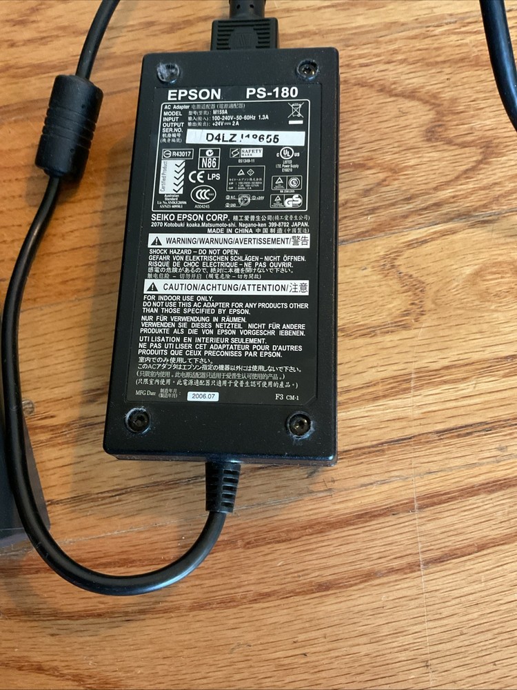 Epson TM-H6000II m147E USB Thermal POS Printer w/Adapter -Powers On-Error Code