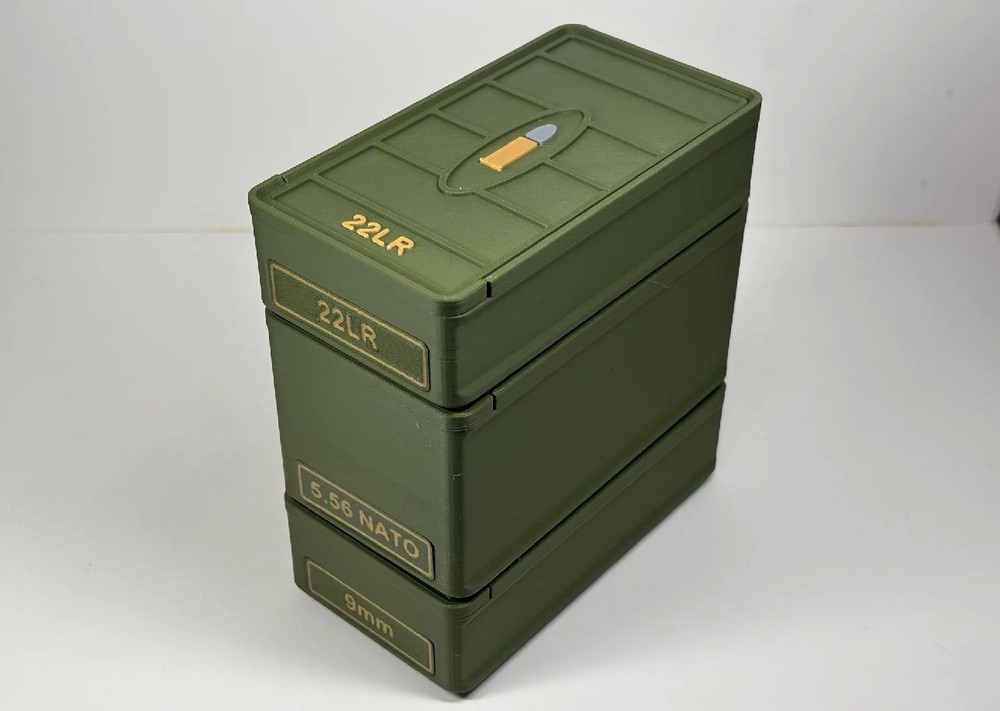 Ammo Storage Box 9mm 50 Rounds