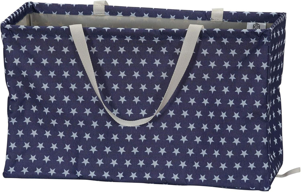 Blue with White Stars Krush Container All-Purpose Utility Tote