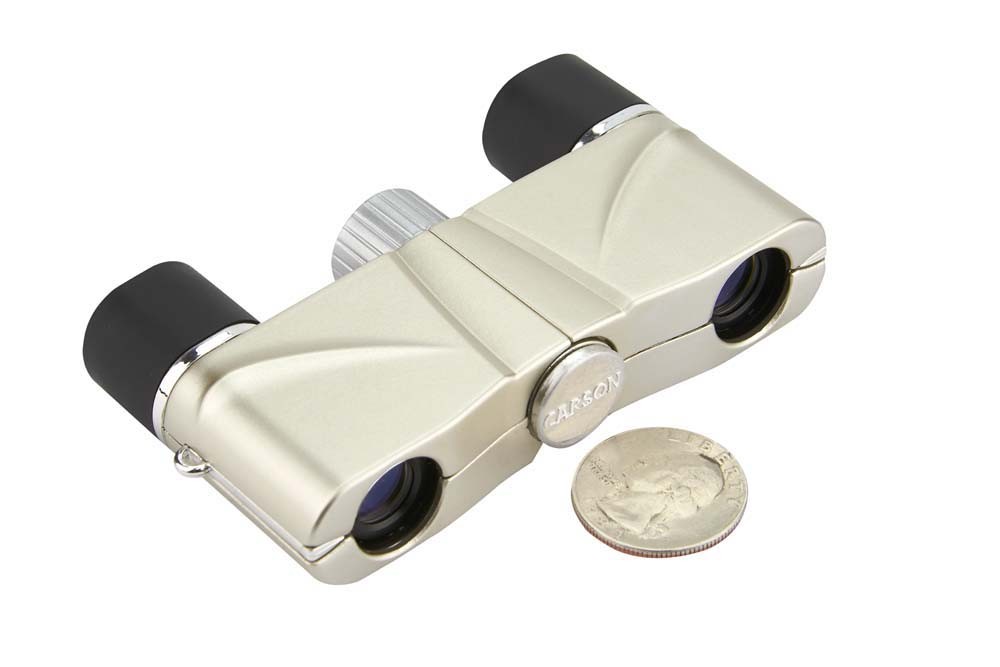 CARSON OperaView Compact Opera Binocular, Silver OV-410