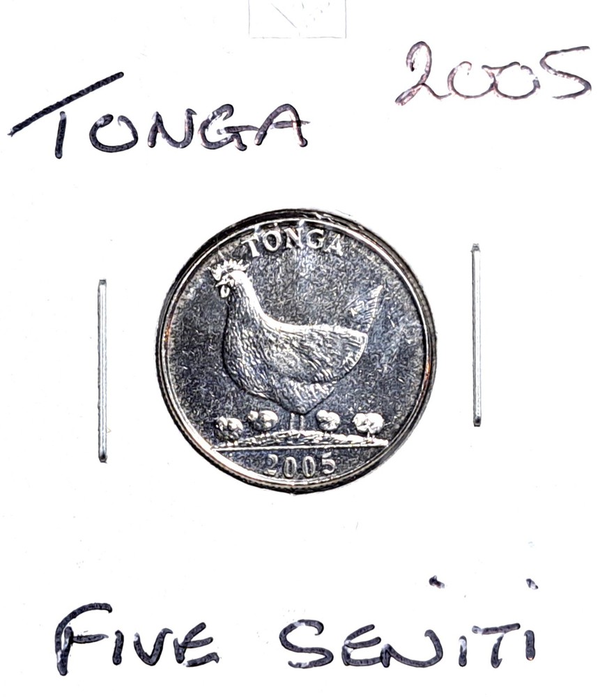 @@@ A SUPERB 2005 TONGA FIVE SENITI ,,@@@
