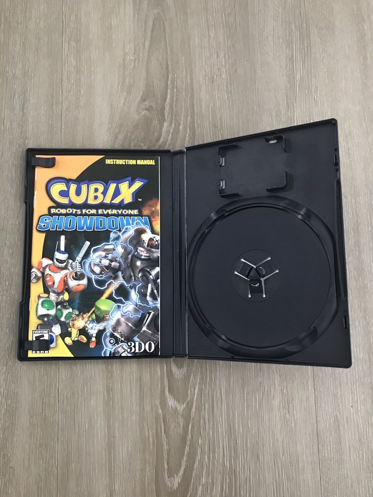 Cubix Showdown (PS2, 2002) | NO GAME | Manual + Case Only