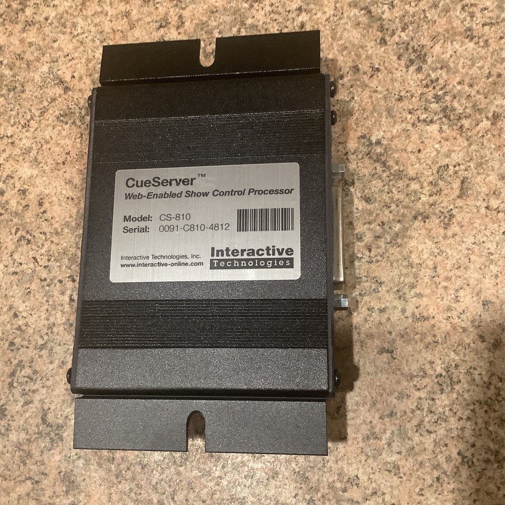 CueServer Web-Enabled Show Playback Processor CS-810