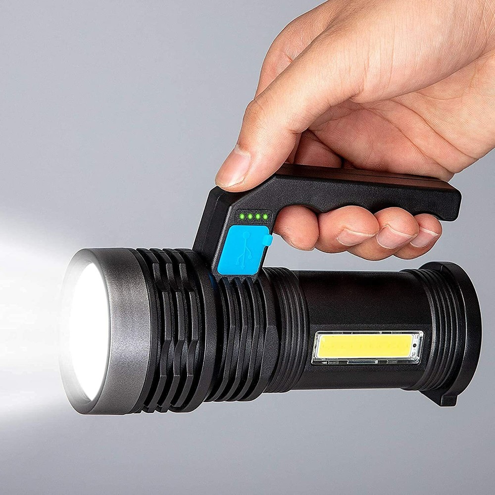 Most Powerful 22000000LM Torch LED Flashlight USB Rechargeable Tactical Light