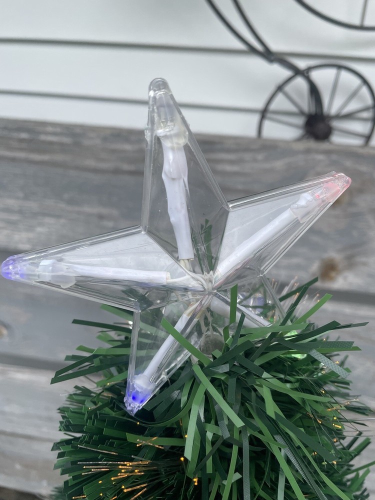 36 Inch Fiber Optic Christmas Tree Continuously Changes Color Lanterns Beautiful